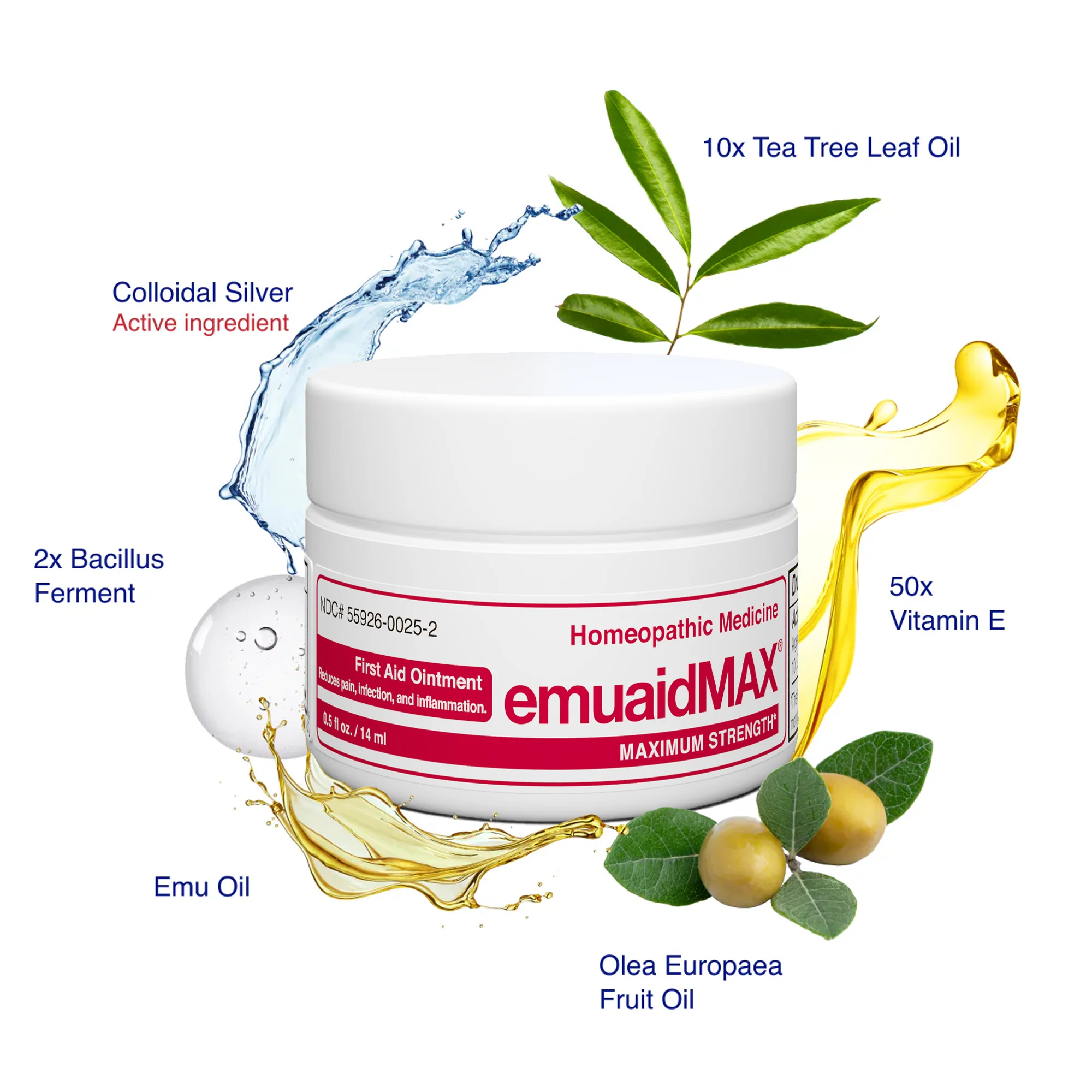 EMUAIDMAX® Pomada de primeros auxilios 0.5oz Questions & Answers